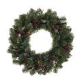 Celebrations 24 in. D Incandescent Prelit Decorated Multicolored Christmas Wreath W20-90-35LM